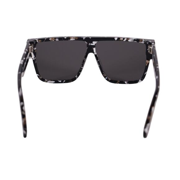 Off-White SYRACUSE Shield Sunglasses - Havana Black / Dark Grey - NWT - Picture 8 of 9